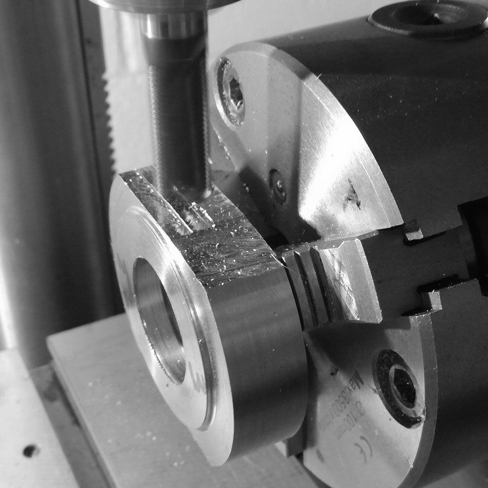 Further end-milling.