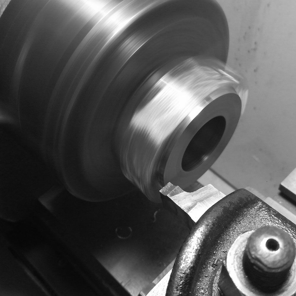 The cut is used to guide more precise shaping of the lugs.